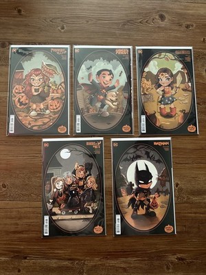 Rare Chrissie Zullo Trick Or Treat VARIANT 2023 Comic Book DC Lot Batman Bundle
