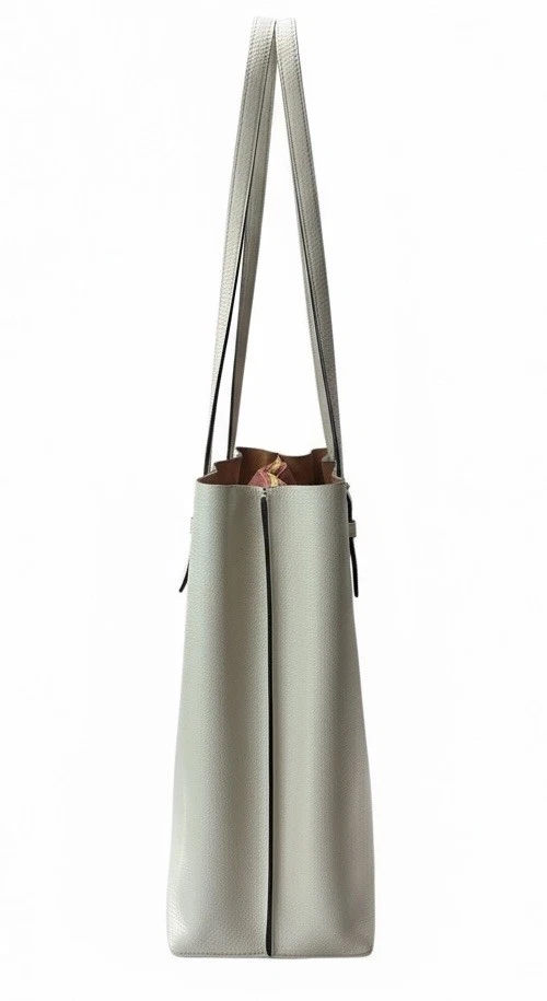 Coach Mollie Tote Shopper Bag Purse Chaulk Gold Saddle *Read - Image 4 of 4