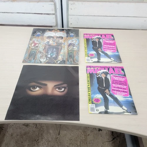 Michael Jackson Dangerous 2LP Sealed + 2x 1992 Mag w/ Pinups