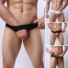 Fashion Underwear Briefs Sports Underpants Bottoms Boxer Breathable Bulge