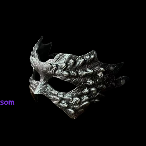 Chinese Ancient Style Halloween Cosplay Resin Craft Masks Golden Silver Gift - 第 14/25 張圖片