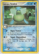 Pokemon TCG Team Aqua's Sealeo Rare EX Team Magma vs Team Aqua 16/95 on eBay
