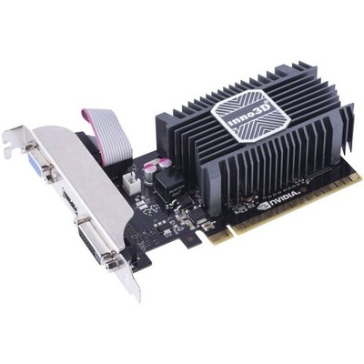 Inno 3D Grafikkarte Nvidia GeForce GT710 2 GB GDDR3-RAM PCIe HDMI , DVI, VGA