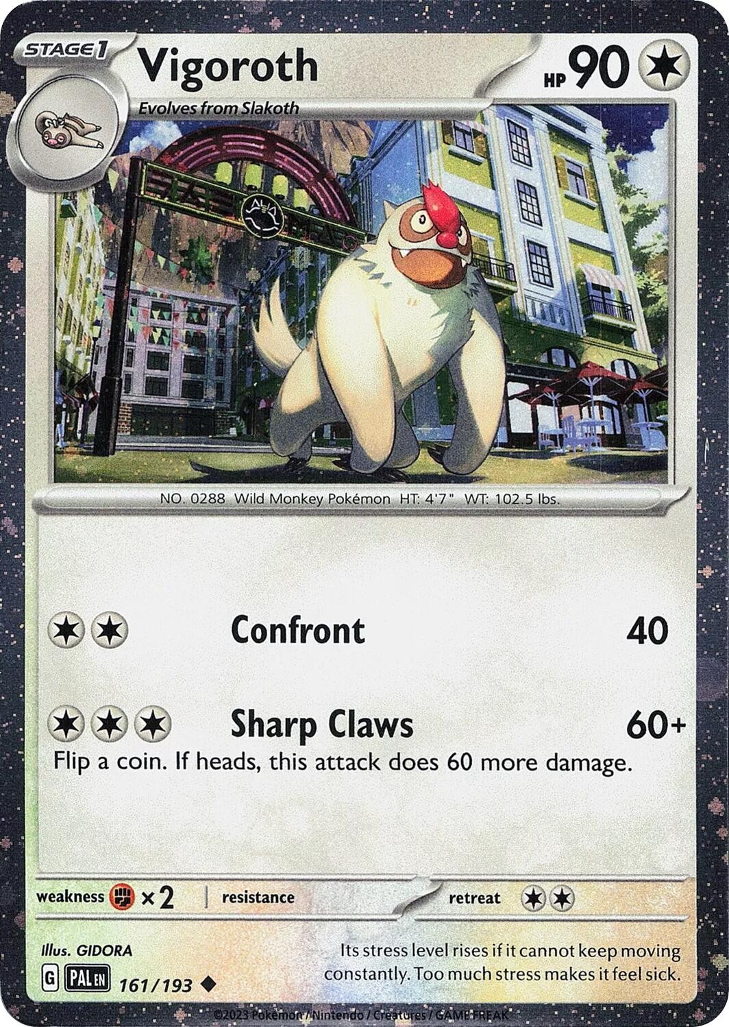 Pokemon Vigoroth (Cosmos Holo) [Miscellaneous Cards & Products - 161/193]Holo...