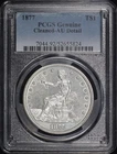 1877 Trade Dollar PCGS AU Details Cleaned