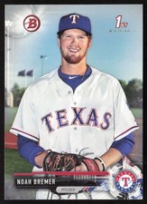 2017 Bowman Draft Noah Bremer #BD-127 Texas Rangers
