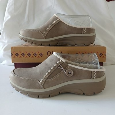 Skechers Easy Going SUNDAZE Taupe Womens Size 9 Slip In