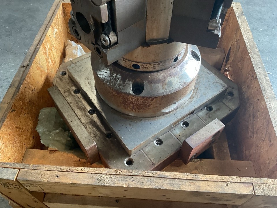 Lang Quick Point 45800 CNC Tombstone Zero Point Fixture Base w/ Haskel ...