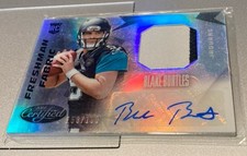 BLAKE BORTLES - 2014 Certified Freshman Fabric Patch AUTO  /199 - Jaguars RC