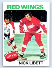 1975-76 Topps #13 Nick Libett Detroit Red Wings