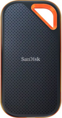 SANDISK - Extreme Pro Portable 4TB External USB-C NVMe SSD - Black