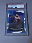2017 Panini Donruss Patrick Mahomes II Rated Rookie - PSA Authentic