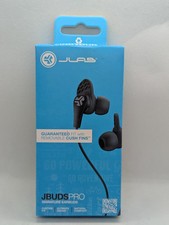 JLAB JBuds Pro Signature Earbuds w/Universal MIC  Control Black New