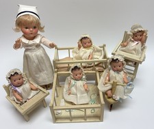 Alexander Dionne Quints & Rare Nurse Compo Dolls 7