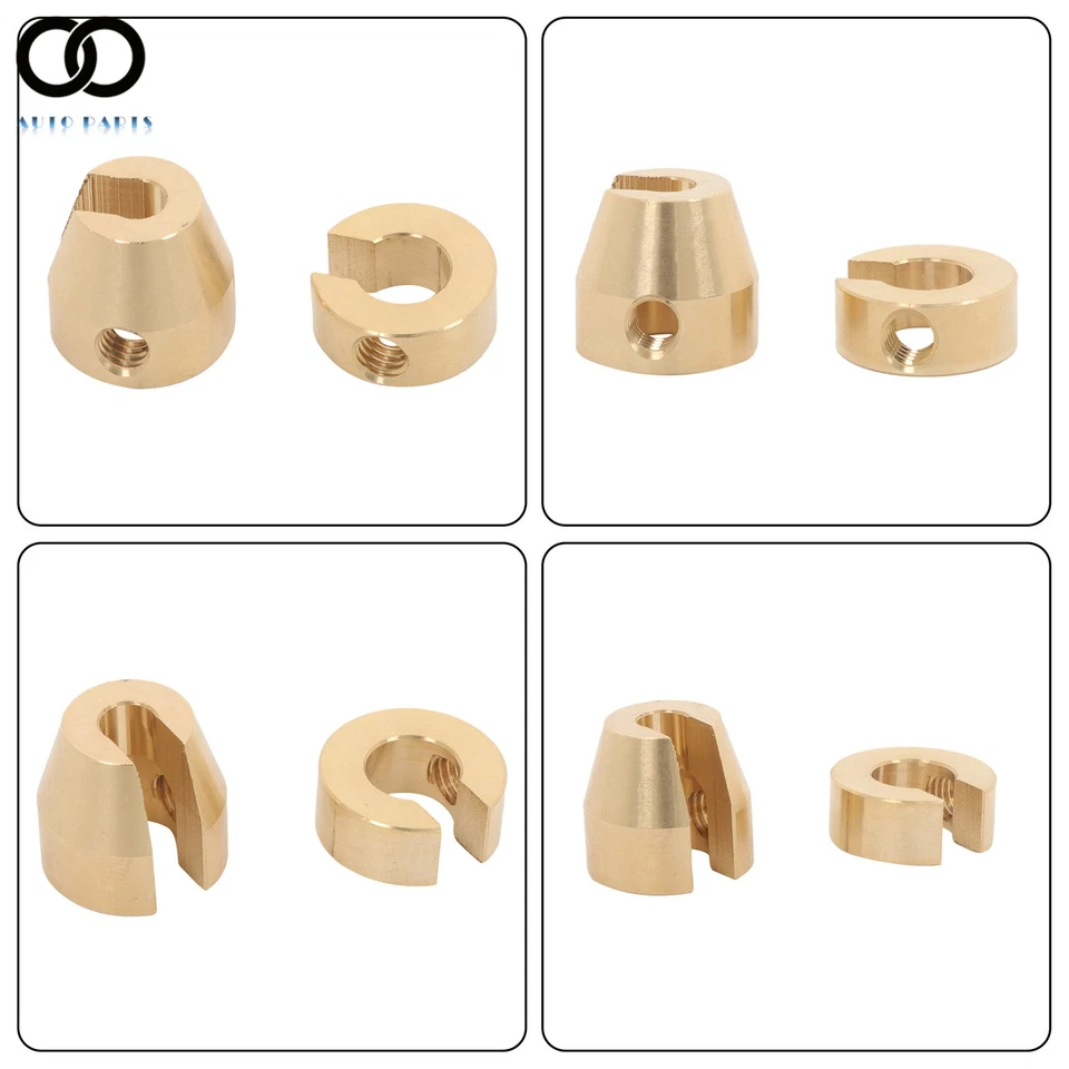 Paquete de 12 pesos de equilibrio de radios de rueda de latón reutilizables universales para motocicleta Foto 3 de 4