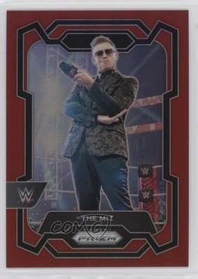 2024 Panini Prizm WWE Red Prizm 40/299 The Miz #183 17x6