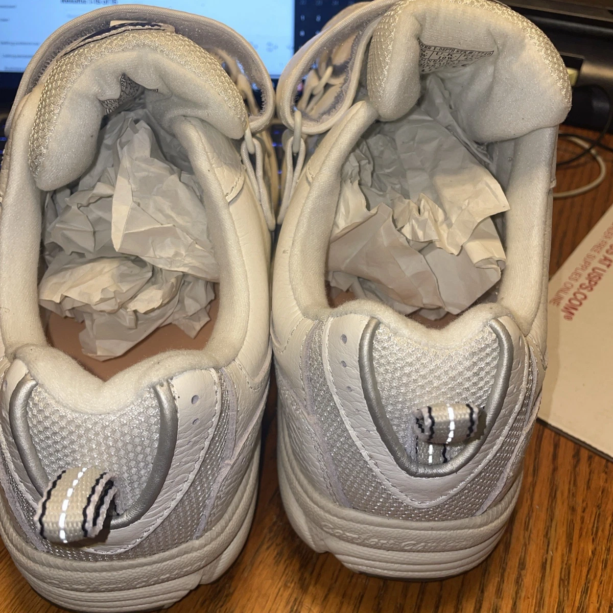 Dr. Comfort Winner Diabetic Sneaker Mens Size 8.5W Hook & Loop White Leather Dr. Comfort White Casual Shoes for Men for sale | eBay main image 2