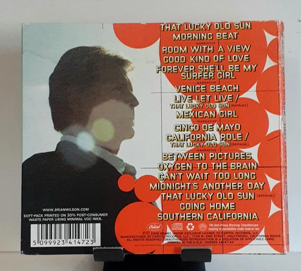 Brian Wilson _ That Lucky Old Sun _ CD _ 2008 _ Digipak _ With Booklet  - Image 2 of 3
