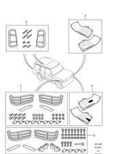 Land Rover Genuine Protector Headlamp Light Fits Discovery 2 1998-2004 STC50064