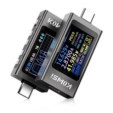 USB C Tester USB C Power Meter Tester,Digital Multimeter with LCD Display,Dig...