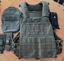 Pentagon Milon Mk2 Plate Carrier RAL 7013 Camo Size Adjustable Pouches Included