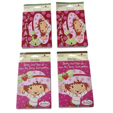 Strawberry Shortcake Party Invitations 10 Invitations  Thank You Notes 4 Packs