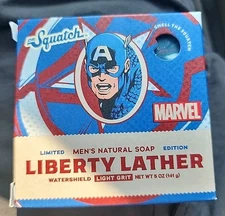 Dr. Squatch - Liberty Lather  (Captain America) LIMITED EDITION Soap Bars
