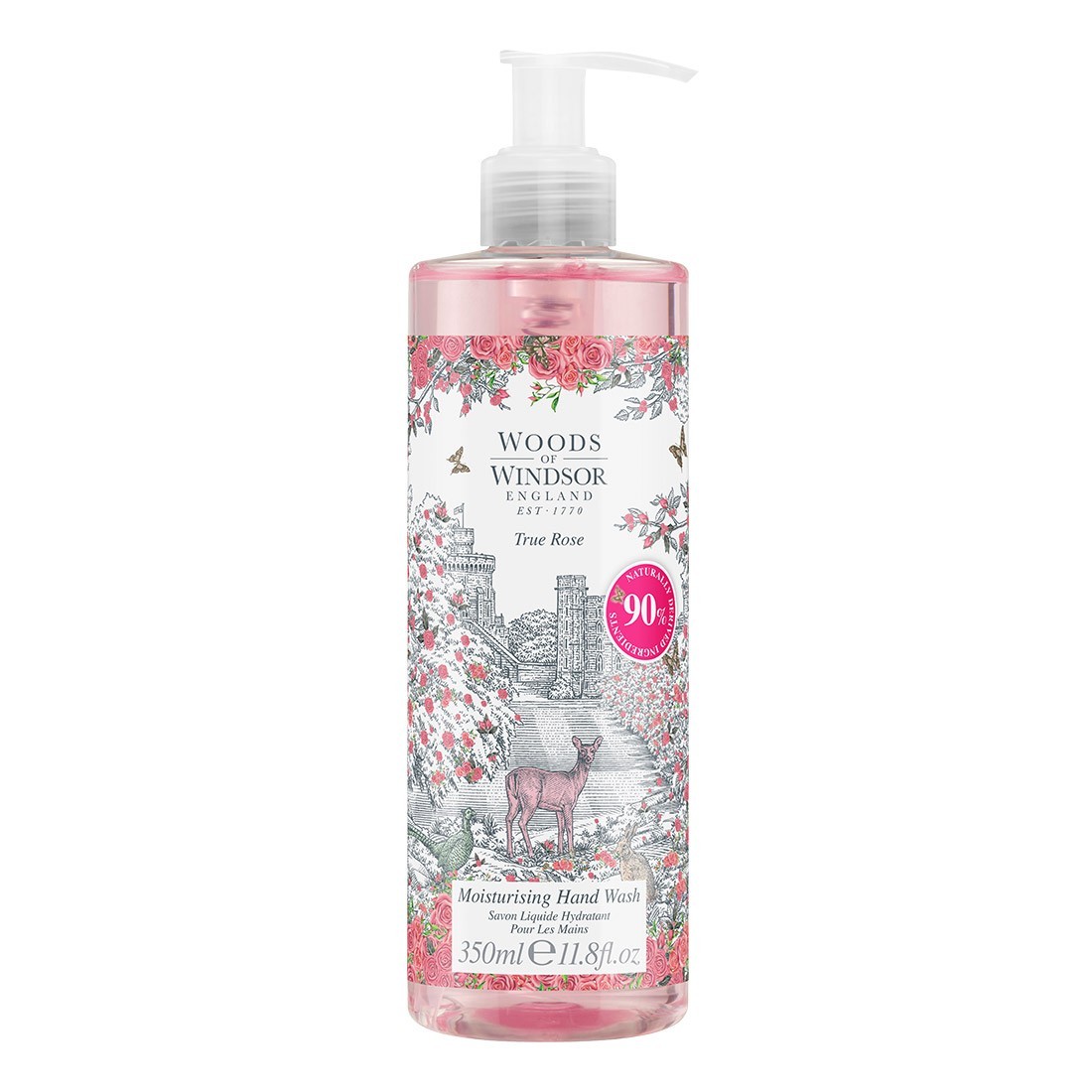 Woods of Windsor Moisturising Hand Wash True Rose 350ml