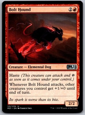 Bolt Hound 131 UC Core Set 2021 Magic: The Gathering NM
