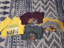 Lot Of Boy's 5T Winter Clothes. 4 Long Sleeve Shirts And 1 Nike Hoodie