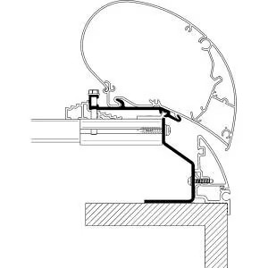 Thule Omnistor 9200/6300 Adapter für Fendt Brilliant, bis 450cm