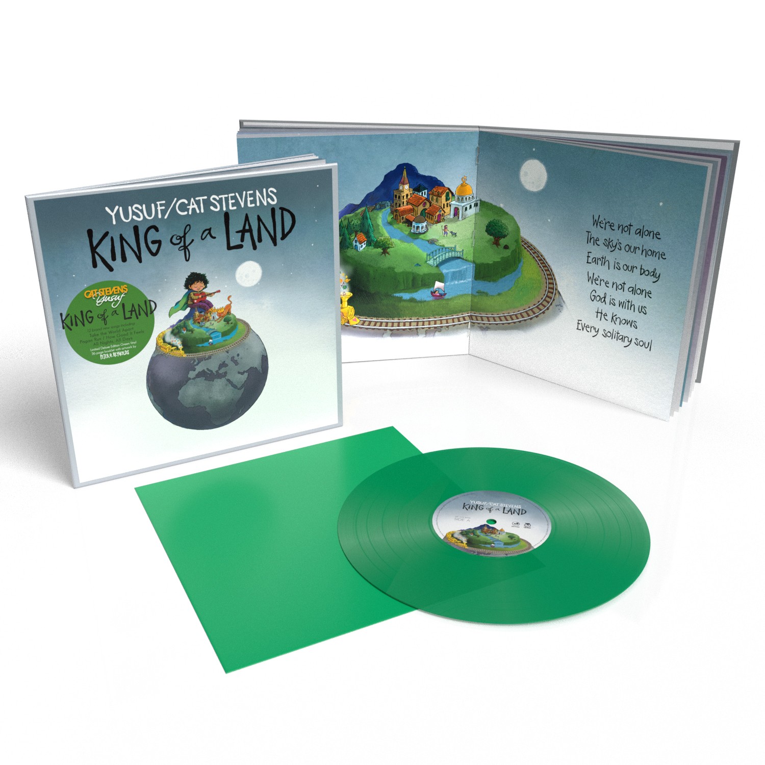 Yusuf/Cat Steve King of a Land (Limited Green Vinyl + 36 Page Bookle (Vinyl LP)