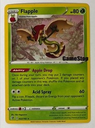 Flapple 022/192 Holo Rare Rebel Clash Pokémon Card