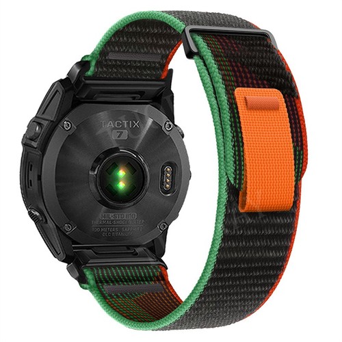 Nylon Wristband For Garmin Fenix 8 E 7 7X 7S 6 6X 6S Pro 3HR 945 5 5X Epix Strap - Picture 54 of 89
