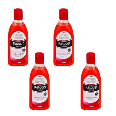 Pack of 4 Ayurvedic Anti Dandruff Shampoo for Dandruff Free Scalp Hair 100ml