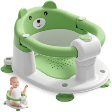 Baby Bath Seat for Babies 6 Months up, Non-Slip Toddler Green