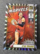 2025 Panini Donruss WNBA A'ja Wilson #8 Holo Net Marvels 65/99 Las Vegas Aces