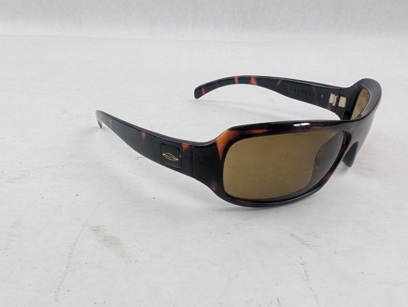 SMITH OPTICS METHOD Brown Tortoise Plastic Rectan… - image 1
