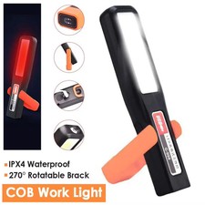Powerful COB LED Work Light Car Garage Mechanic Lamp USB Rechargeable Flashlight