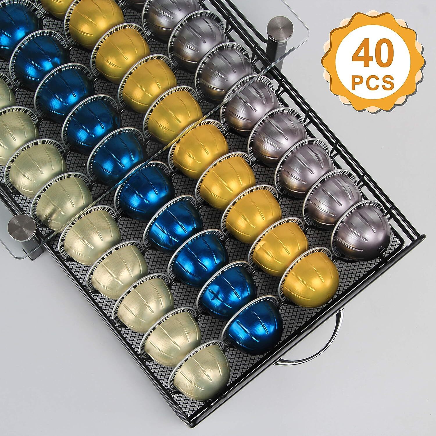 Flagship Coffee Vertuo Capsule Holder Storage Drawer Glass for Nespresso Vertuo
