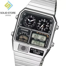 CITIZEN COLLECTION ANA-DIGI TEMP JG2101-78E Analog Digital Silver Watch Unisex