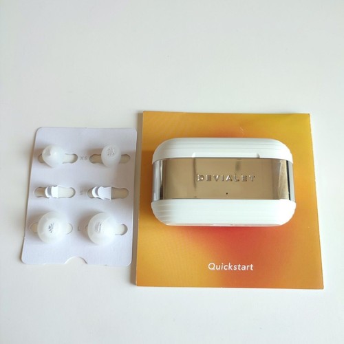 Devialet Gemini II Wireless Earphones Noise Canceling white With box JP - Picture 8 of 8