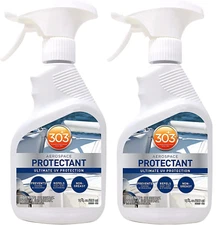 2 PACK 303 Aerospace Protectant 10 OZ Spray VINYL RUBBER PLASTIC LEATHER BOAT