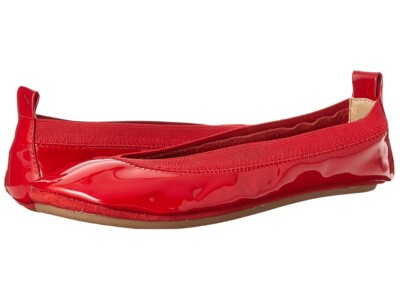 Yosi Samra Kids Sammie Super Soft Ballet Flat Red Patent 5T