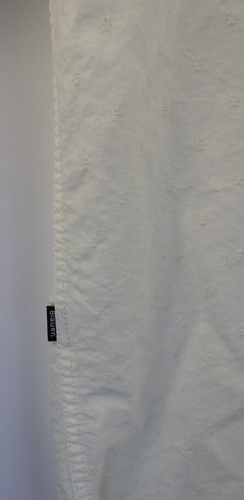 New Blauer USA Slim Fit Textured Mens L Long Sleeve Shirt Off White Egg Shell - Picture 6 of 10