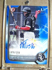 2022 Elijah Tatis 1st Bowman Paper Blue Rookie Autograph RC /150 MINT 🔥🔥🔥
