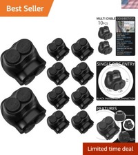 10 Pcs Insulated Multi Cable Connectors 2 Port Single Entry Splice Electrical...