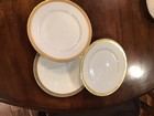 Antique Set 3 Royal Bayreuth Bavaria 6" Salad Bread /Butter Plates Gold Trim EUC — photo 2