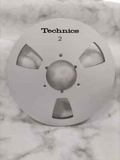 One Pair Silver Technics 10.5'' 1/4'' TAPE REEL TO REEL TAPE Recorders RS 1500