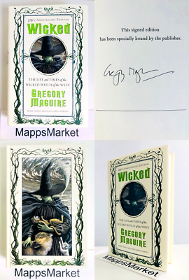SIGNED Wicked by Gregory Maguire 25th Anniversary Edition (2020